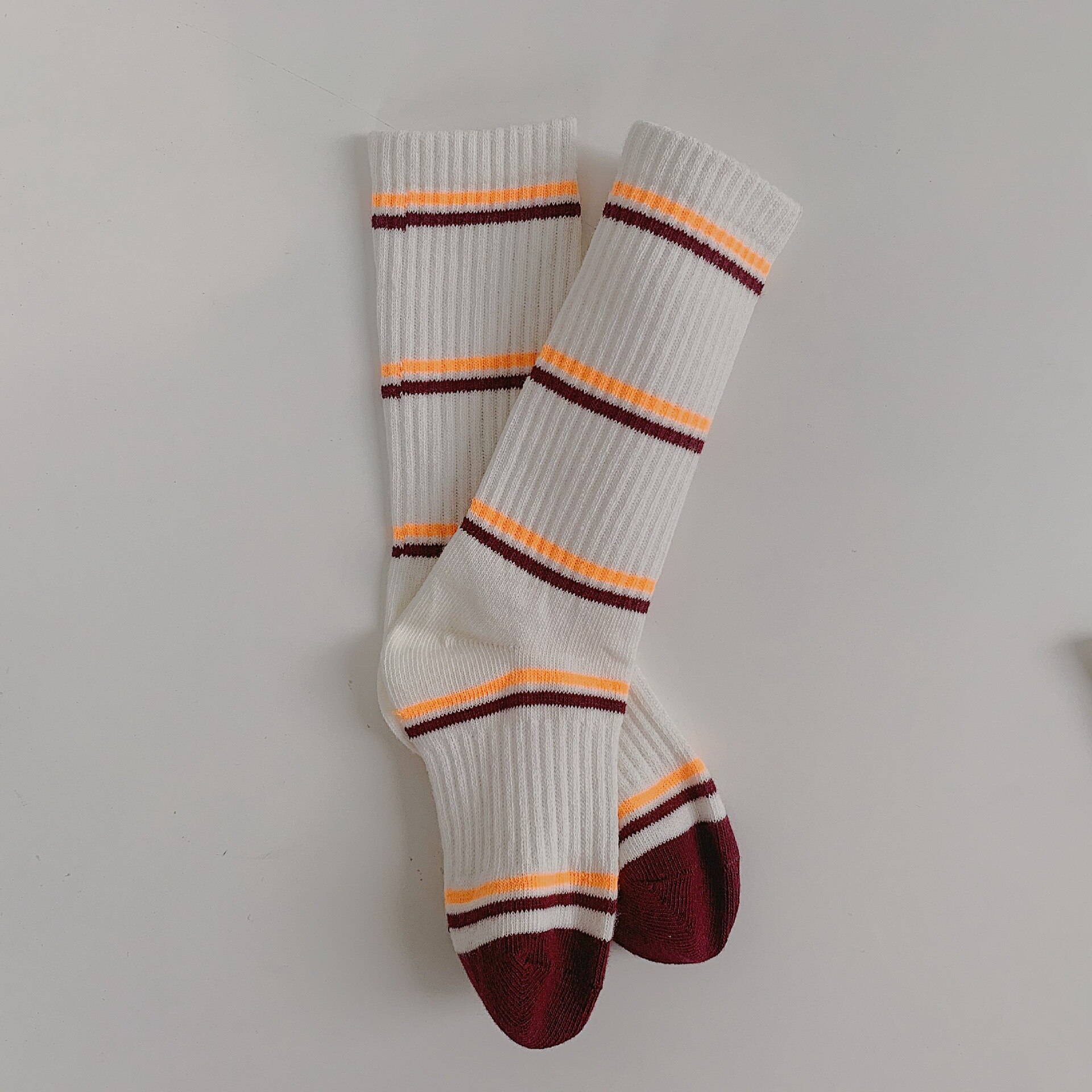 Los niños hasta la rodilla calcetines con inscripciones imprimir para chica niños chico niños adolescente lindo bebé de fútbol blanco Kawaii deporte calcetín largo