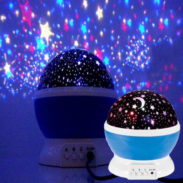 Lightme Sterne sternenklar Himmel LED Nachtlicht Projektor Mond Lampe Batterie USB freundlicher freundlicher Schlafzimmer Lampe Projektion Lampe # y3