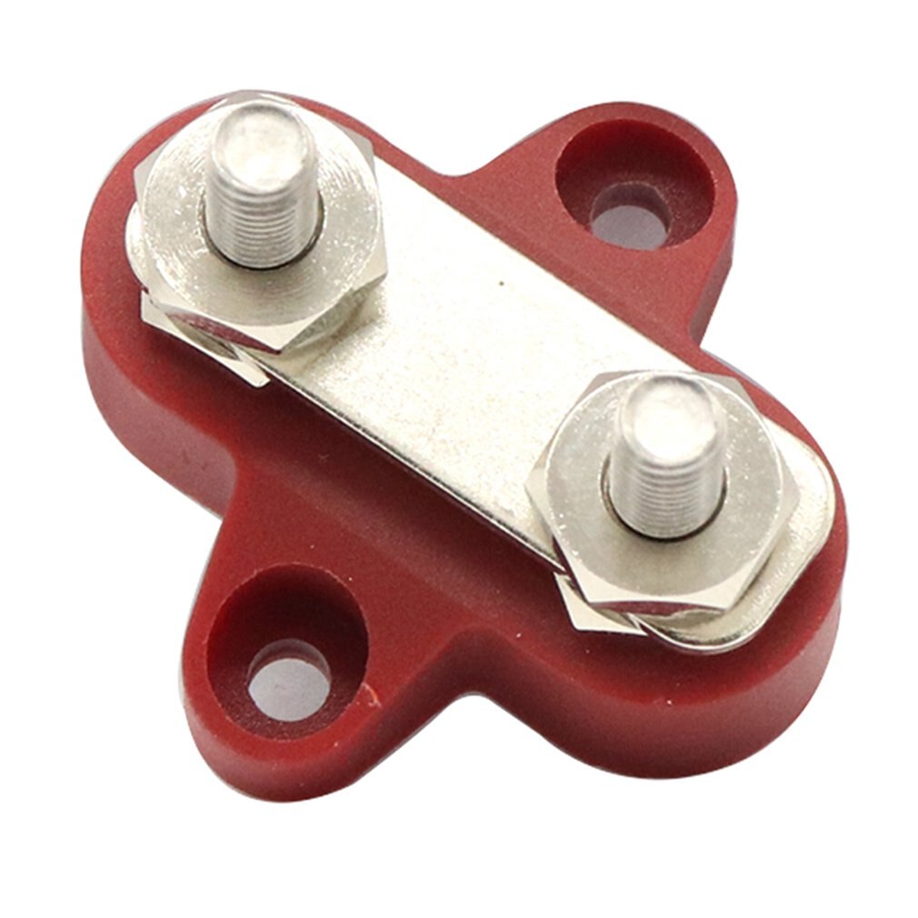 DC 48V Terminal Stud Positive Power Distribution Double Heavy Terminal Stud M8 M6 With Connecting Rod For Ships Cars And RVs