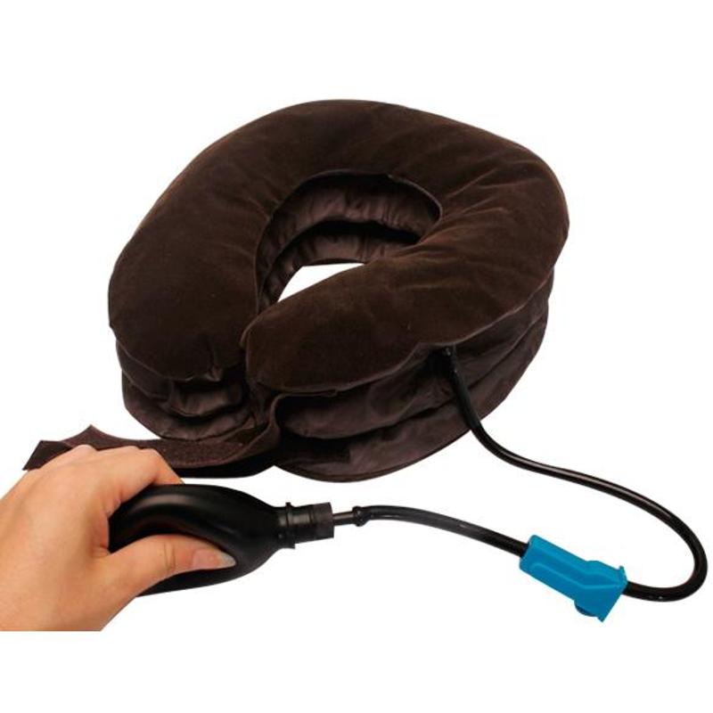 Dispositif gonflable en forme de U pour le cou | Cervicale, vertèbre dispositif de Traction pour le cou, épaule douleur, masseur relaxation, oreiller coussin d'air pour voyage
