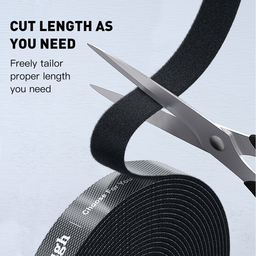 Elough Velcro USB Cable Organizer Mouse Wire Computer Power Wire Tie Cable Management Protector Cable Tie Magic Tape Strap Ties