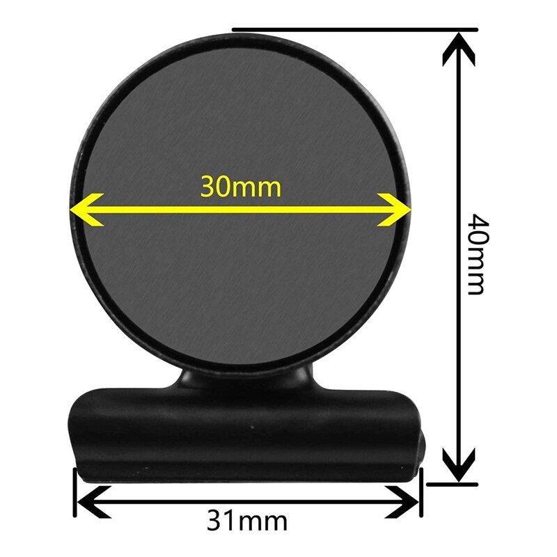 PPYY-20Pcs Fridge Magnetic Clips, Scratch-Free Refrigerator Magnet Clips, Binder Clips Paper Clamps, Whiteboard Magnets Clips