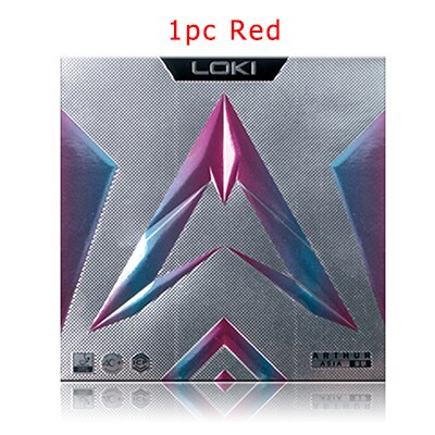 Loki arthur asia carbon svamp bordtennis gummi klæbrige spidser i ping pong gummi ittf godkendt speed attack: 1pc røde