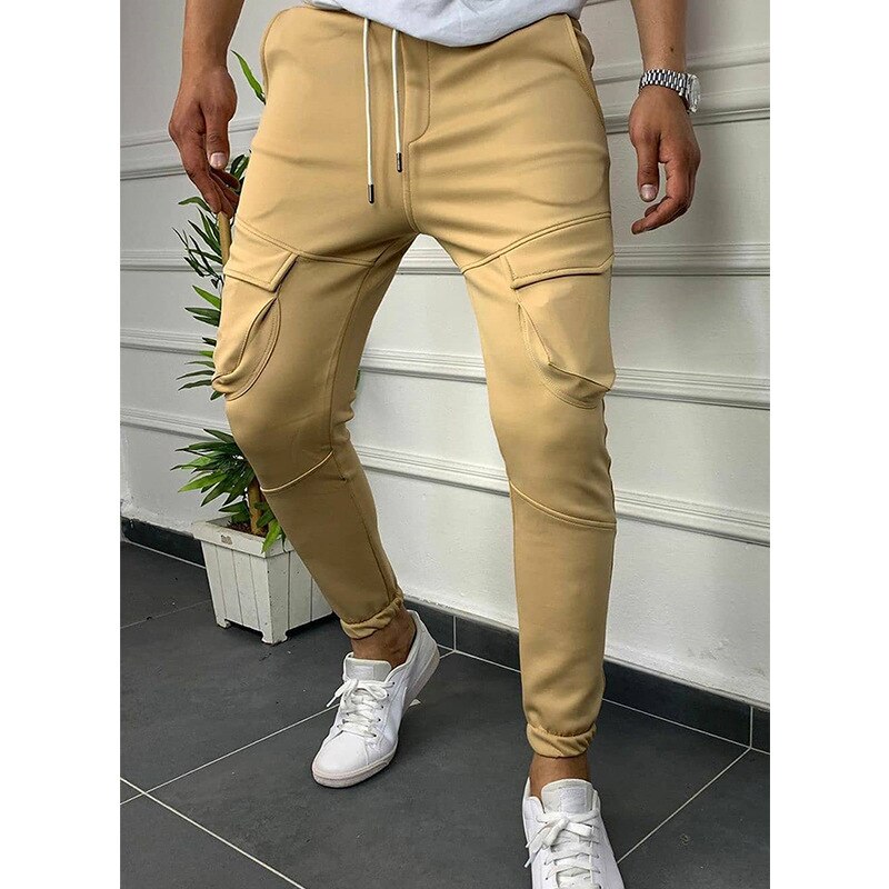 Heren Joggingbroek Joggers Running Broek Broek Mannen Cargo Broek Street Style Casual Broek: 2 / XL