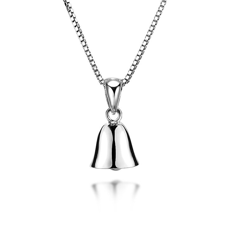 S925 Sterling Zilveren Ketting Met Bell Hanger Mode Zilveren Ketting Sterling Zilveren Sieraden Voor Vrouwen Meisjes