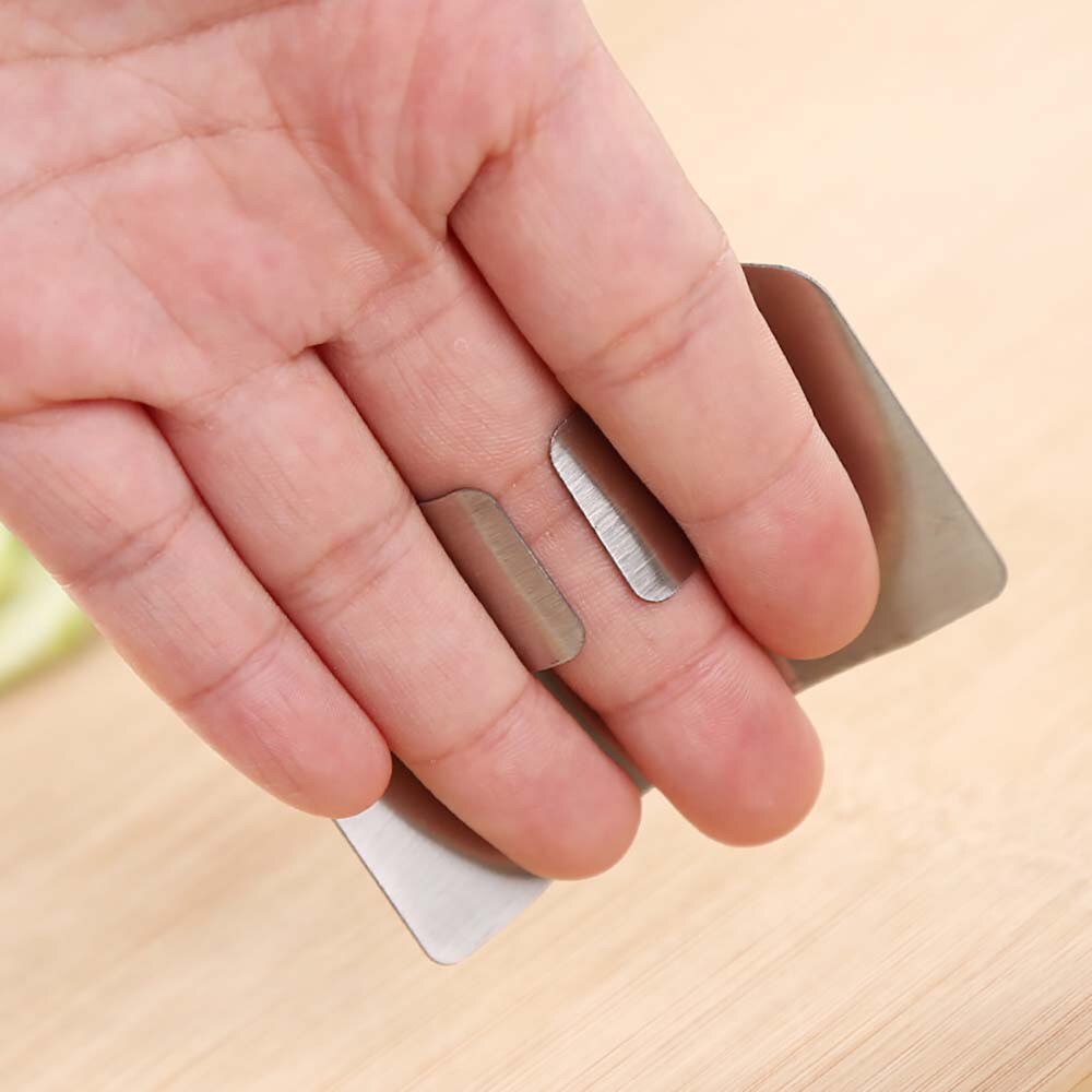 Stainless Steel Finger Protector Anti-cut Finger Guard Kitchen Tools Safe Vegetable Cutting Hand Protecter Kitchen Gadgets#50