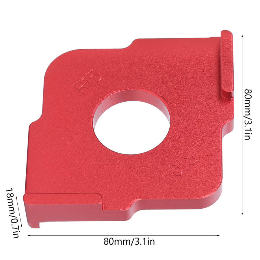 Arc Template Round Corner R Angle Arc Template Half Fillet Fast Locator Woodworking Positioning Tool Arc Template Half Fillet