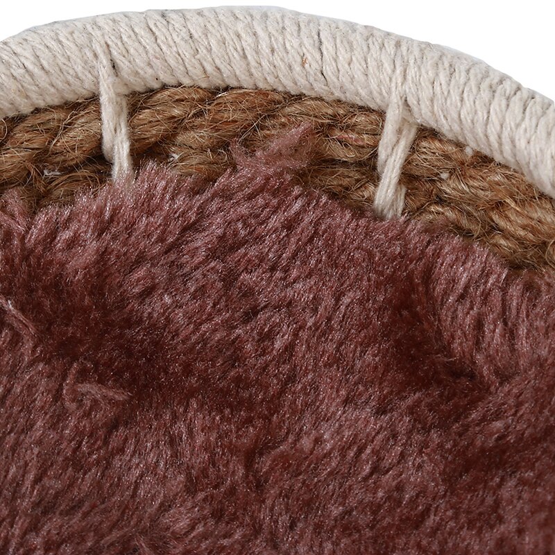 Tisser canari Finch perruche décor oiseau support perroquet fournitures à la main tricot oiseau nid élevage tricot coton corde maison