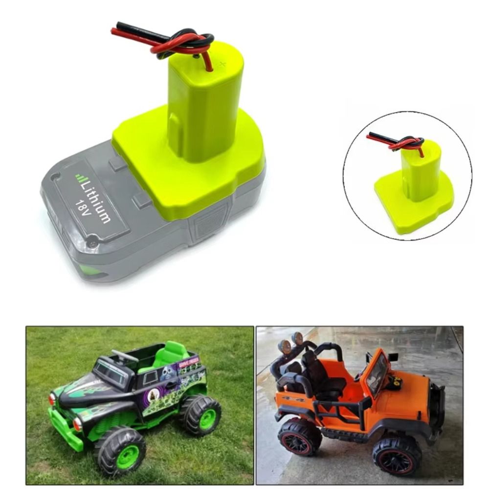 With Fuse Switch Power Wheels Adapter 12AWG Wire High Performances Connection Battery Adapter Connector Safety