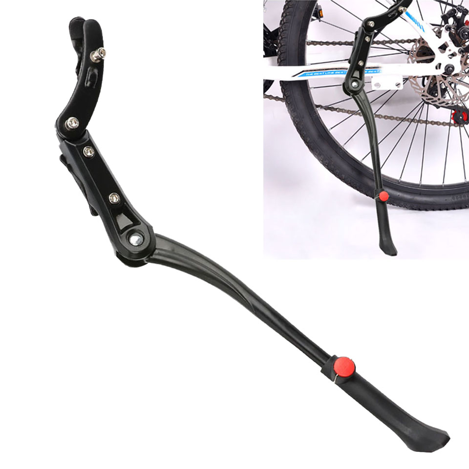 Verstelbare Mtb Road Mountainbike Stand Fiets Kick Stand Parking Rekken Bike Ondersteuning Side Stand Voet Brace 29 In Bike apparatuur