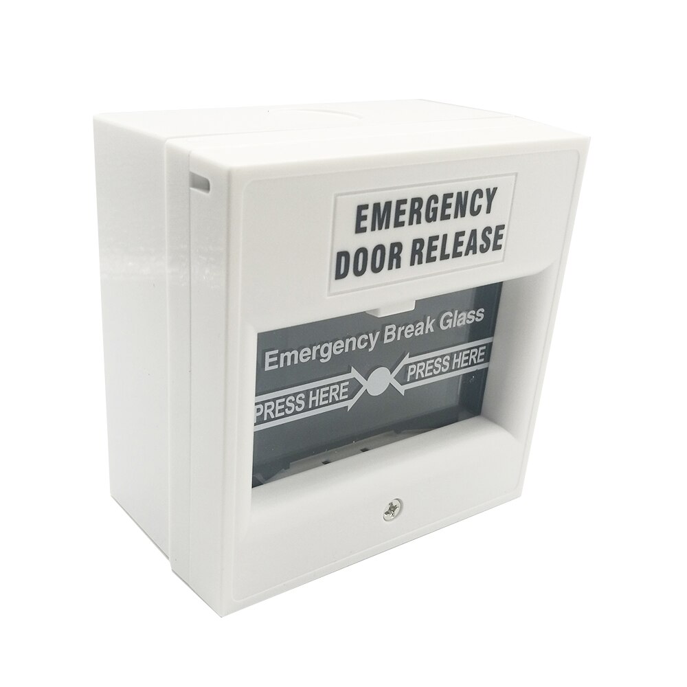 Emergency Break Glass Door Release Switch Access Control System Emergency Door Lock Exit Button: 809W