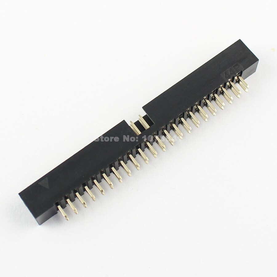 50 Pcs Per Lot 2mm 2x22 Pin 44 Pin Straight Male Shrouded PCB Box header IDC Socket