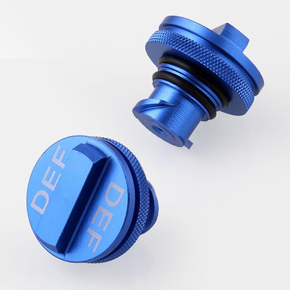 Blauw Billet Aluminium Def Tank Cap Cover Voor -18 Dodge Ram 2500 3500 Cummins