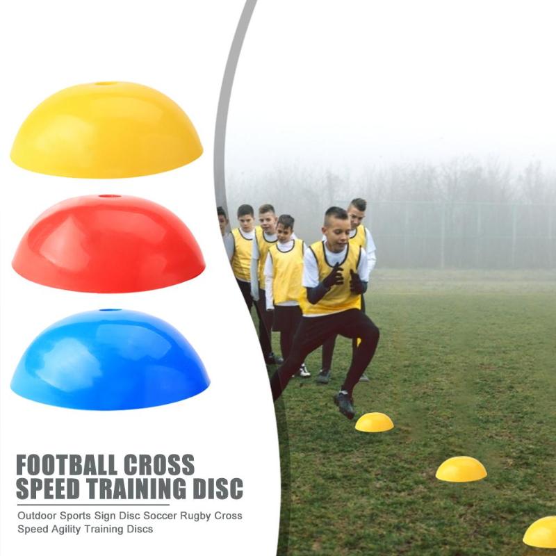 Voetbal Tennis Teken Plaat Pe Voetbal Mark Disc Kom Vormige Voetbaltraining Obstakels Platen Voetbal Training Producten