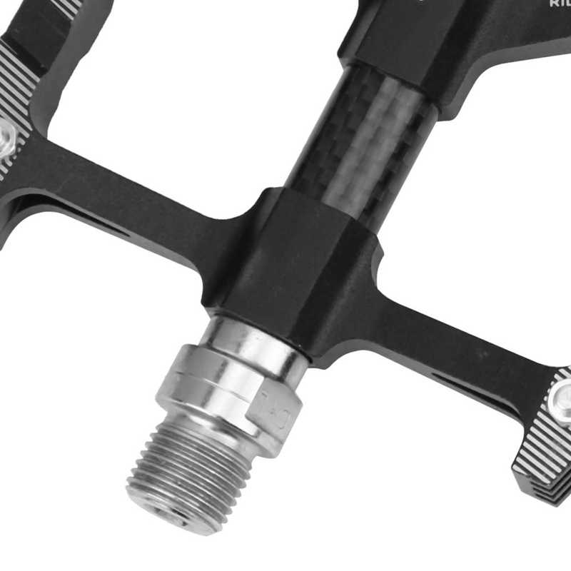 WEST BIKING Bicycle Carbon Fiber Pedals Titanium Shaft Three-Bearing Lightweight Lubrication Pedals Mountain Road Bike Pedals I.294199536