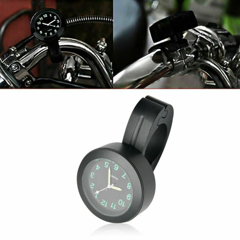 Orologio universale per manubrio da moto con quadrante digitale orologio con indicatore di tempo orologio da moto impermeabile orologio digitale per moto