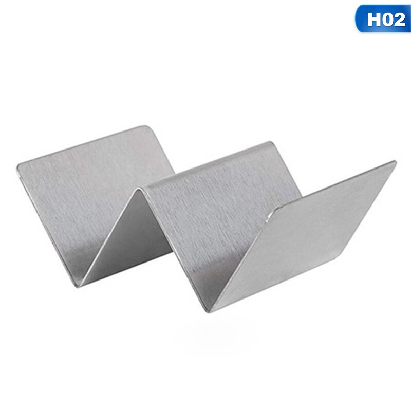 Présentoir pour Pizza acier inoxydable outils de cuisine Taco porte-coque support plateau vague sacs à main mexicain support alimentaire: 02