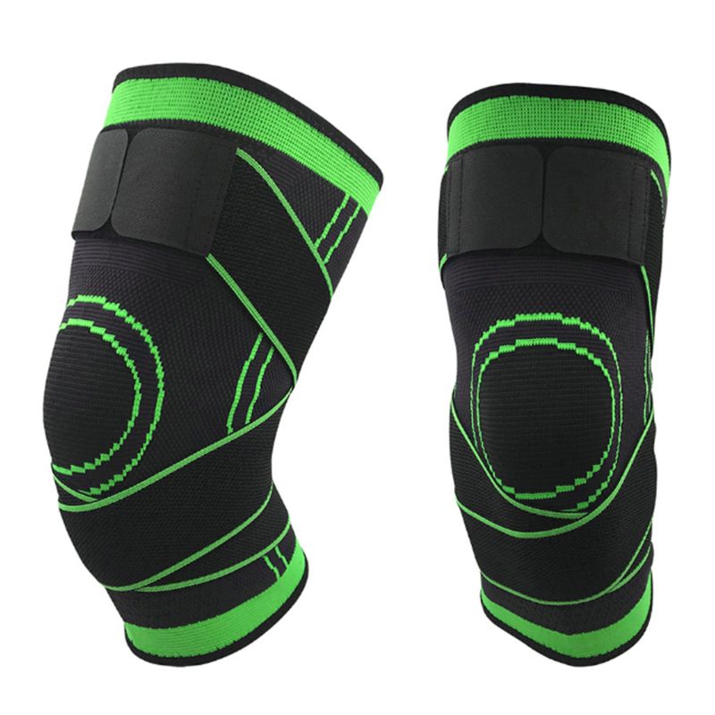 WorthWhile 1PC Sport Pressurized Kneepad Elastic Knee Pads Support Sleeve Basketball Volleyball Brace Training Fitness Protector