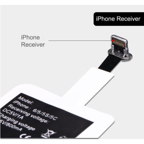 Universele Qi Draadloze Oplader Ontvanger Adapter Receptor Pad Coil Voor Android Ios Telefoon Iphone 5 5S 6 6S 7 Samsung Galaxy S4 S5 3: For iPhone