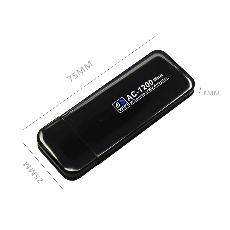 Draadloze Wifi Adapter 1200Mbps Usb Dual-Band 802.11Ac RTL8812BU Wifi Antenne Voor Windows Xp/7/8/10 mac Usb Wifi Emitter