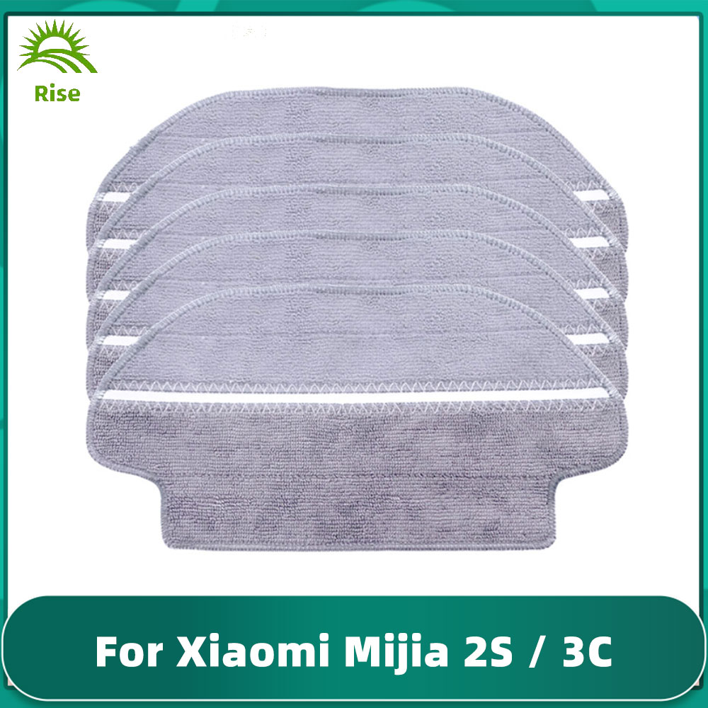 Convient pour Xiaomi Mijia 2S XMSTJQR2S / 3C / Viomi V2 PRO V3 SE / Mi Robot aspirateur-vadrouille Pro STYTJ02YM brosse latérale principale filtre Hepa vadrouille: vert militaire