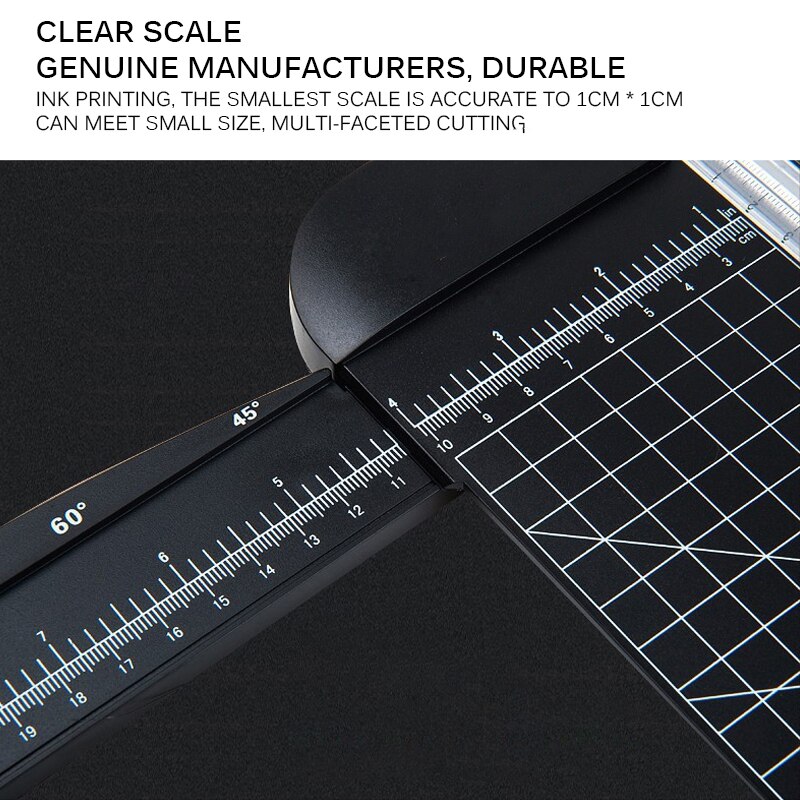 Precision A4 Paper Trimmer Cutters Guillotine Photo Cutter Cutting Mat With Pull-Out Ruler For Photo Paper Labels Cutting