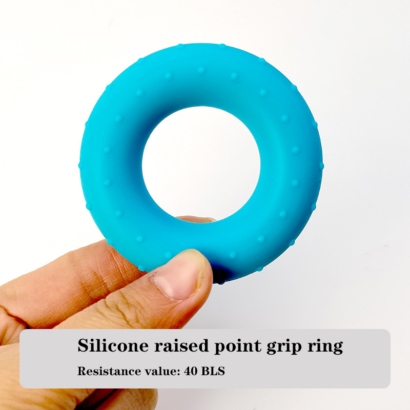 Sílica Gel Hand Grip Ring para Homens e Mulheres, Ginásio Fitness, Dedo, Pesado Exerciser Ball, Recuperação Muscular, Grip Trainer