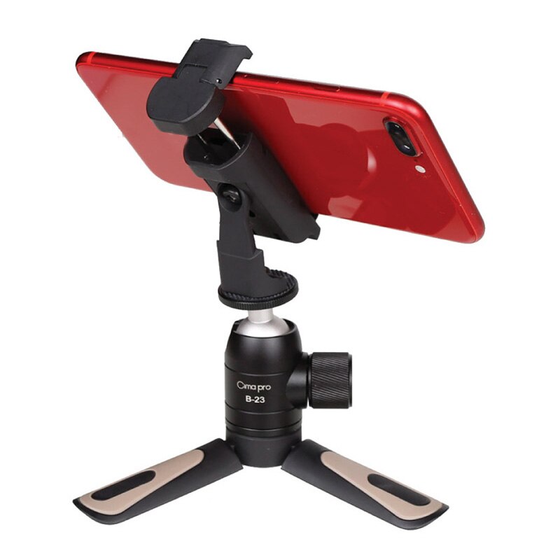 XILETU B-23 Tripod Head Aluminum Alloy Metal Mini 360 Degree Tripod Ball Head Panoramic Head W 1/4 Screw for DSLR GoPro