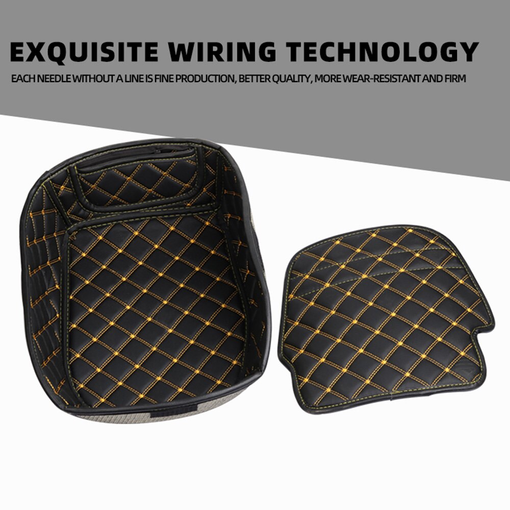 For KYMCO CT250 CT 250 CK250T-11 Motorcycle Accessories Seat Storage Box Leather Rear Trunk Cargo Luggage Lining Protector Pad