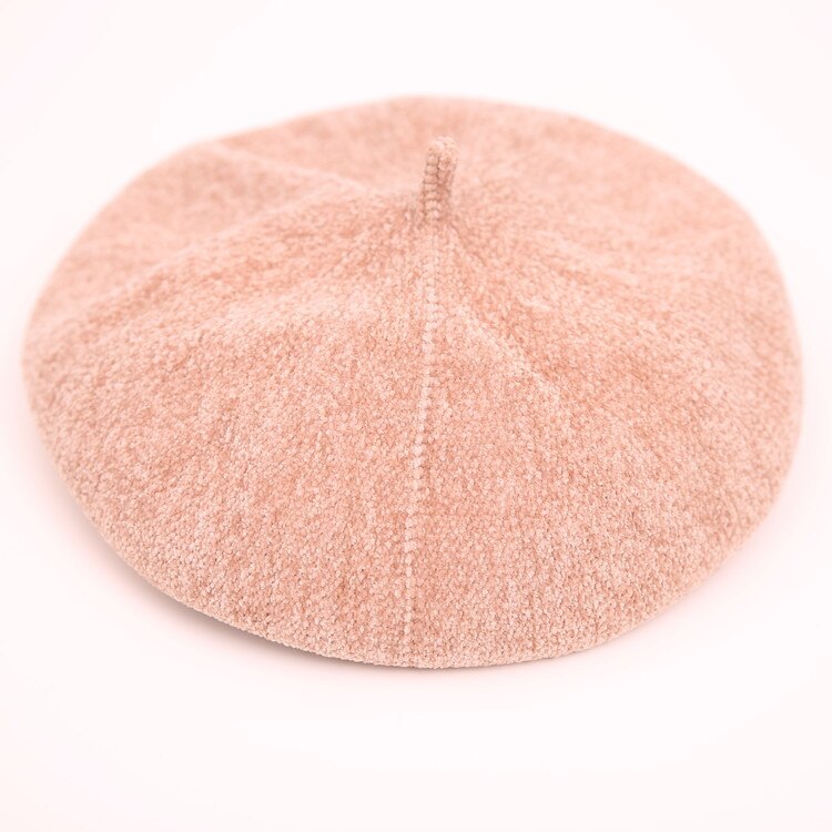 Franse Kunstenaar Ronde Baret Caps Herfst Meisjes Vrouwelijke Casual Katoen Chenille Baretten Caps Pet Gorros: khaki