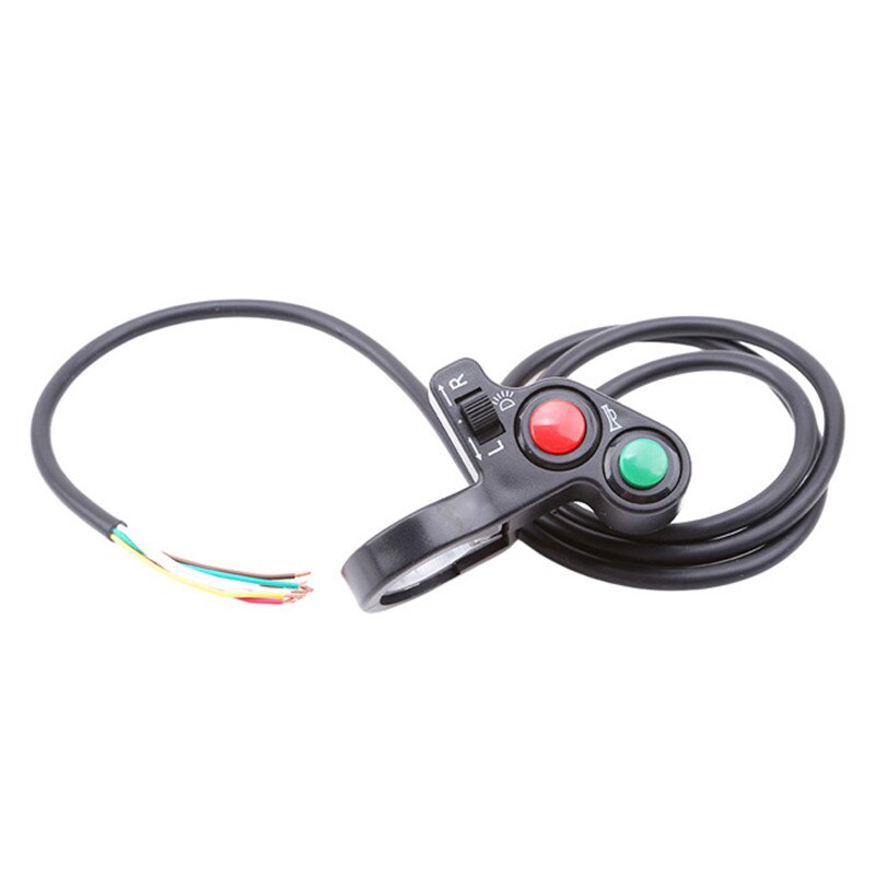 1Pc E-Bike Motorcycle Stuur Schakelaar Assemblage Elektrische Scooter Dirt Bike Richtingaanwijzer Claxon Op Uit Schakelaar