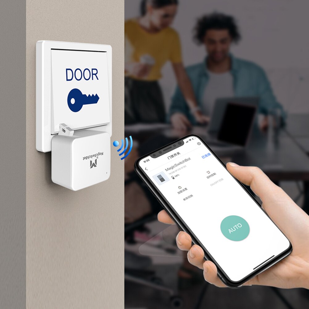 Bluetooth 5.0 Smart Switch Button Pusher for Garage Wall Light Switch App Timer Control