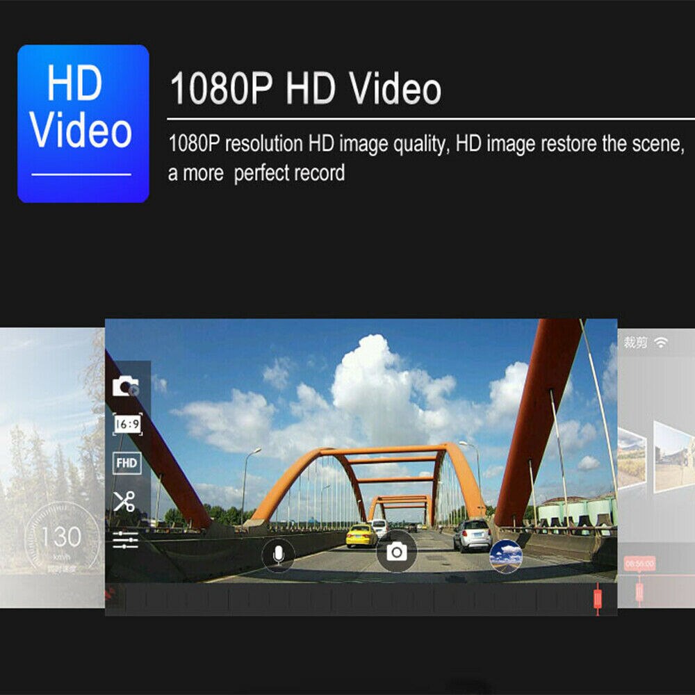 Mini Hd 1080P Wifi Dash Cam Auto Dvr Camera Video Recorder Groothoek G-Sensor Bewegingsdetectie