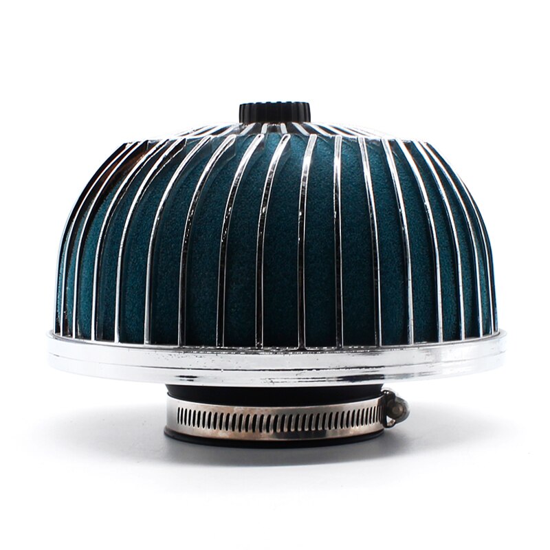 Filtro aria universale per auto 76MM aspirazione pulita cono tondo ad alta portata filtro aspirazione aria auto kit induzione testa fungo