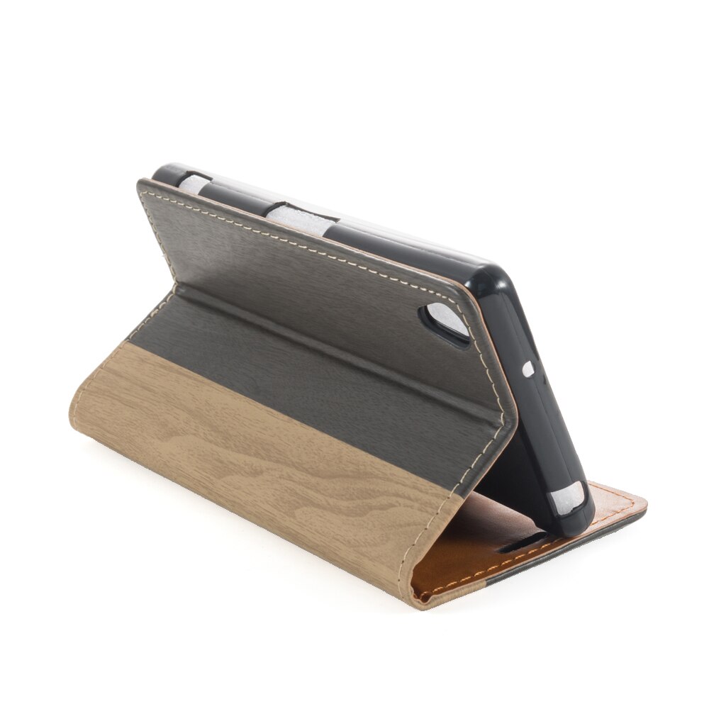 Leren telefoonhoesje voor sony xperia  e5 xperia  xa1 business case voor sony xperia  m4 qaua flip book case zachte siliconen achterkant