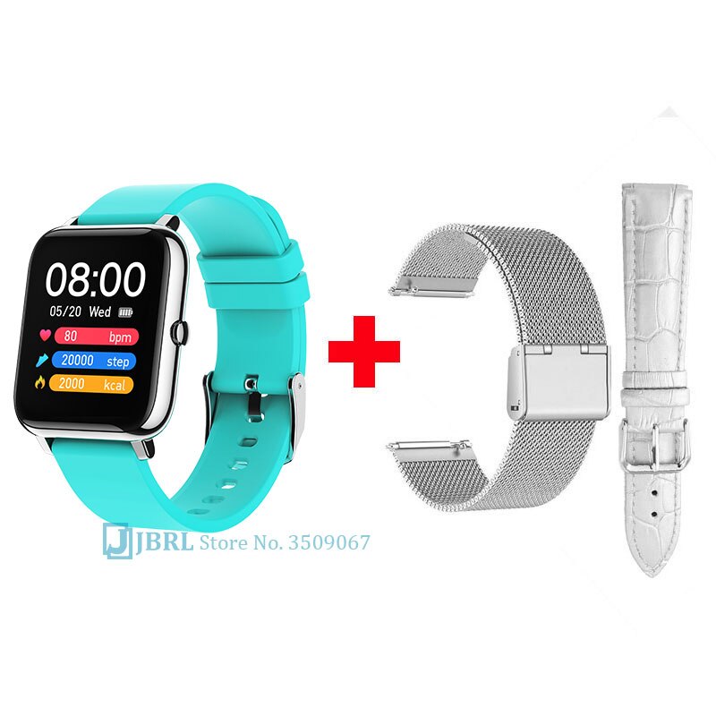 Square Digital Watch Women Sport Men Watches Electronic LED Female Ladies Wrist Watch For Women Men Clock Male Wristwatch Hours: green add strap 6