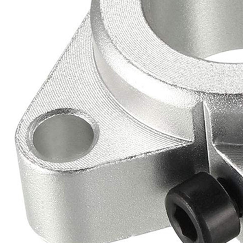 Support de guidage de Rail de tige de serrage de Rail de mouvement linéaire pour arbre de diamètre de 20mm, aluminium (4 pièces SHF20)