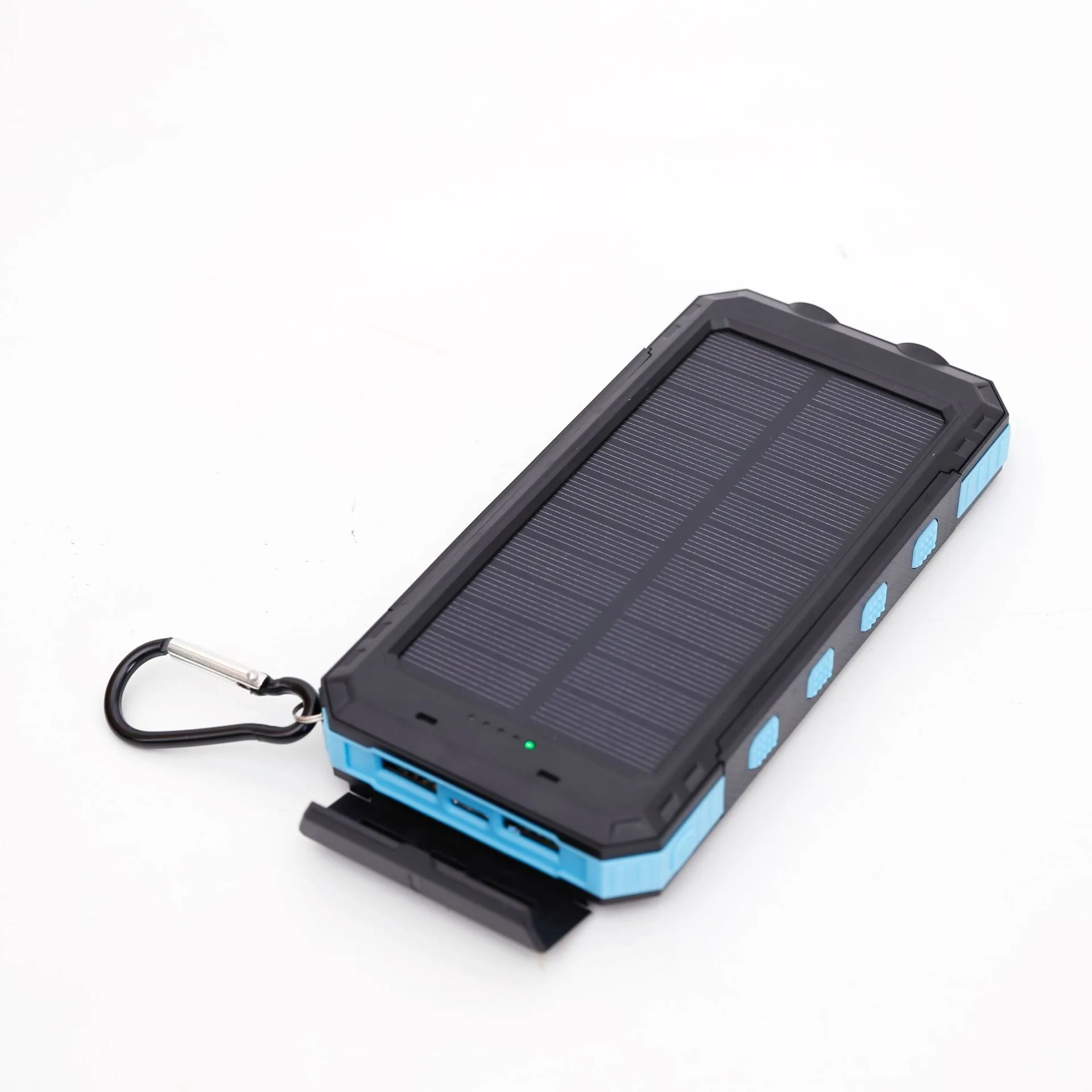 20000mAh Large Capacity Solar Power Bank Portable Charger Compatible with IOS Android USB-A and USB-C Fast Charging Powerbank: Blue / 10000mAh