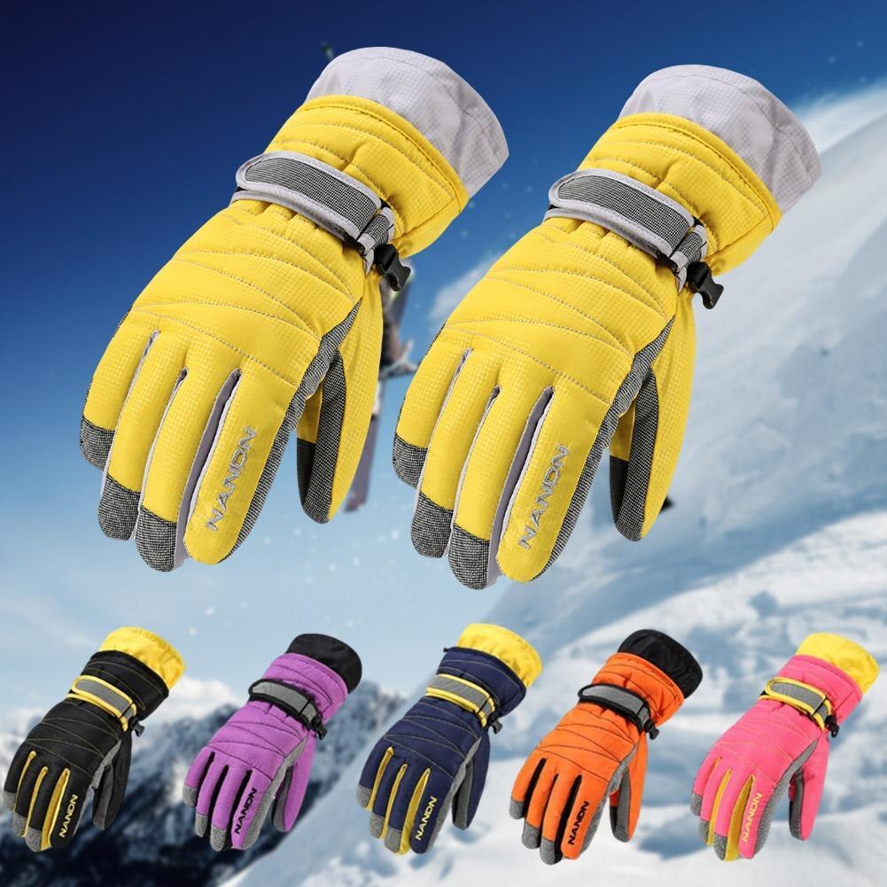 Unisexe hiver Tech coupe-vent imperméable gants temps Ski froid gant dans les mains coupe-vent gants
