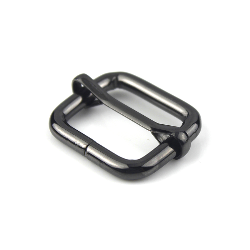 Metaal verdikte lederen tas Rugzak Schouderriem Riem Rechthoek Tri-glide Passen Roller Pin Gesp Slider O-ring: 4# / Antique Copper