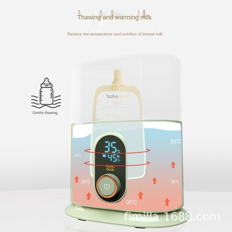 baby bottle warmer 24hrs two-in-one intelligent automatic sterilizer constant temperature milk adjustable green