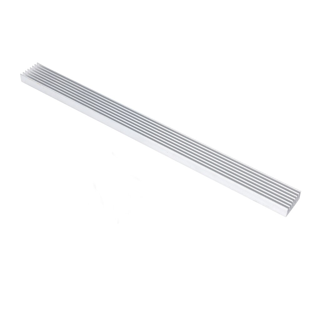 1x kølelegeme i aluminium 300 mmx 25 mmx 10mm til led-emitterdioder højeffektiv cpu-kølelegeme i aluminium