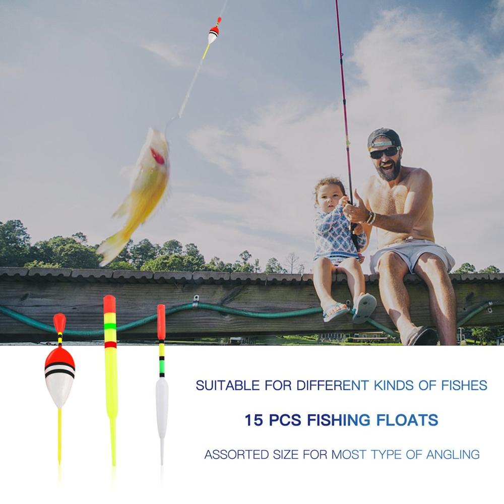 Fishing Float 15pcs/set Assorted Sizes Lot Fishing... – Grandado