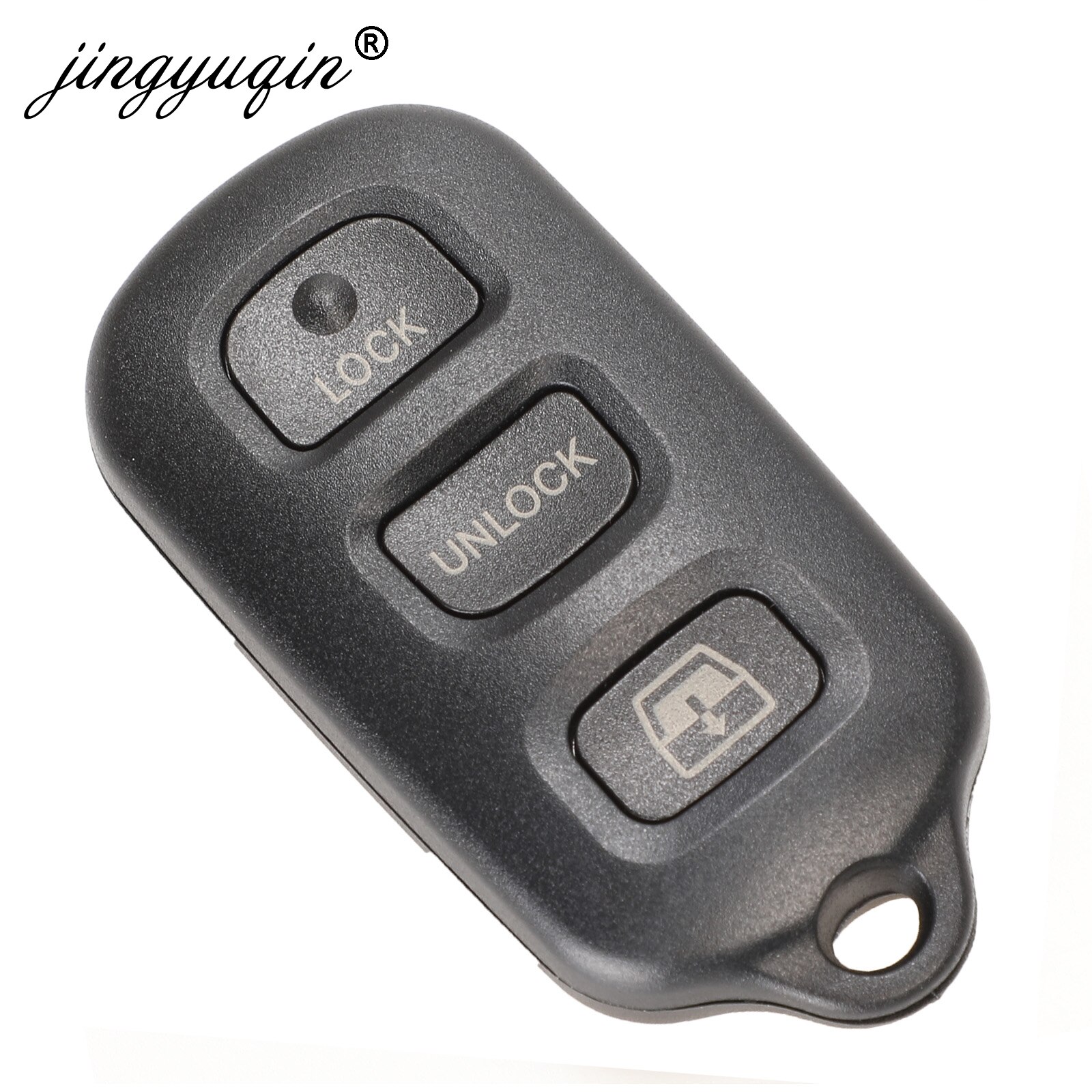 Jingyuqin Afstandsbediening Sleutel Shell Fob 3 Knop + Paniek Voor Toyota Sequoia 4-Runner 4Runner 2003 keyless Case Vervanging