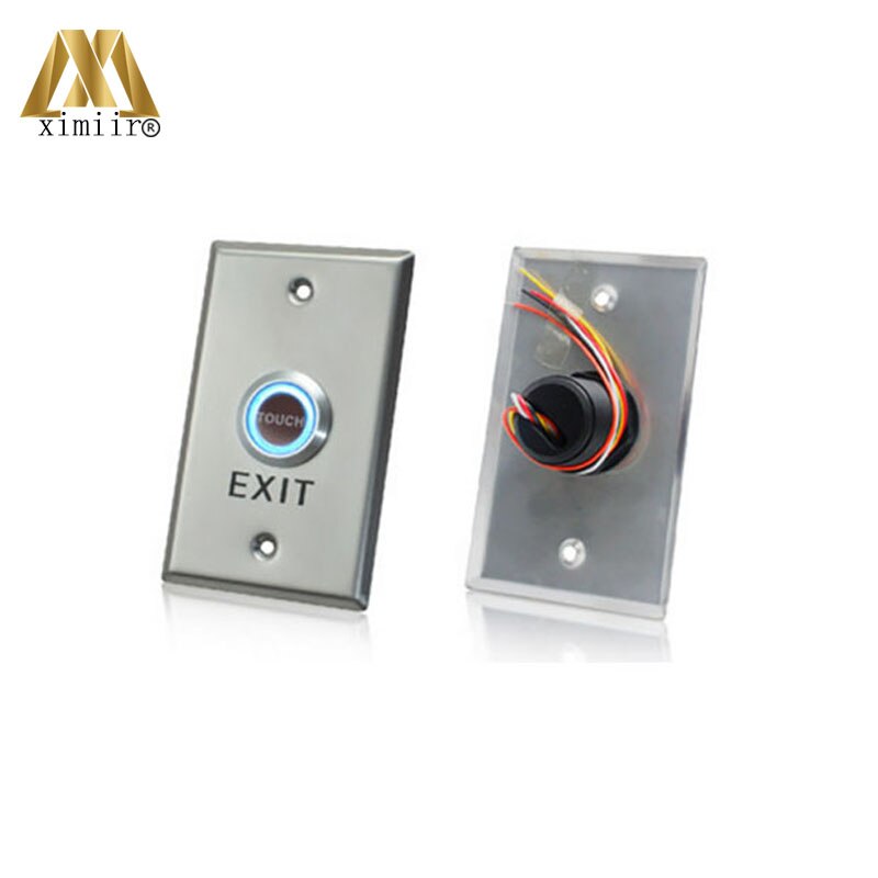 Access control exit button door open exit switch door release exit button with LED light door button