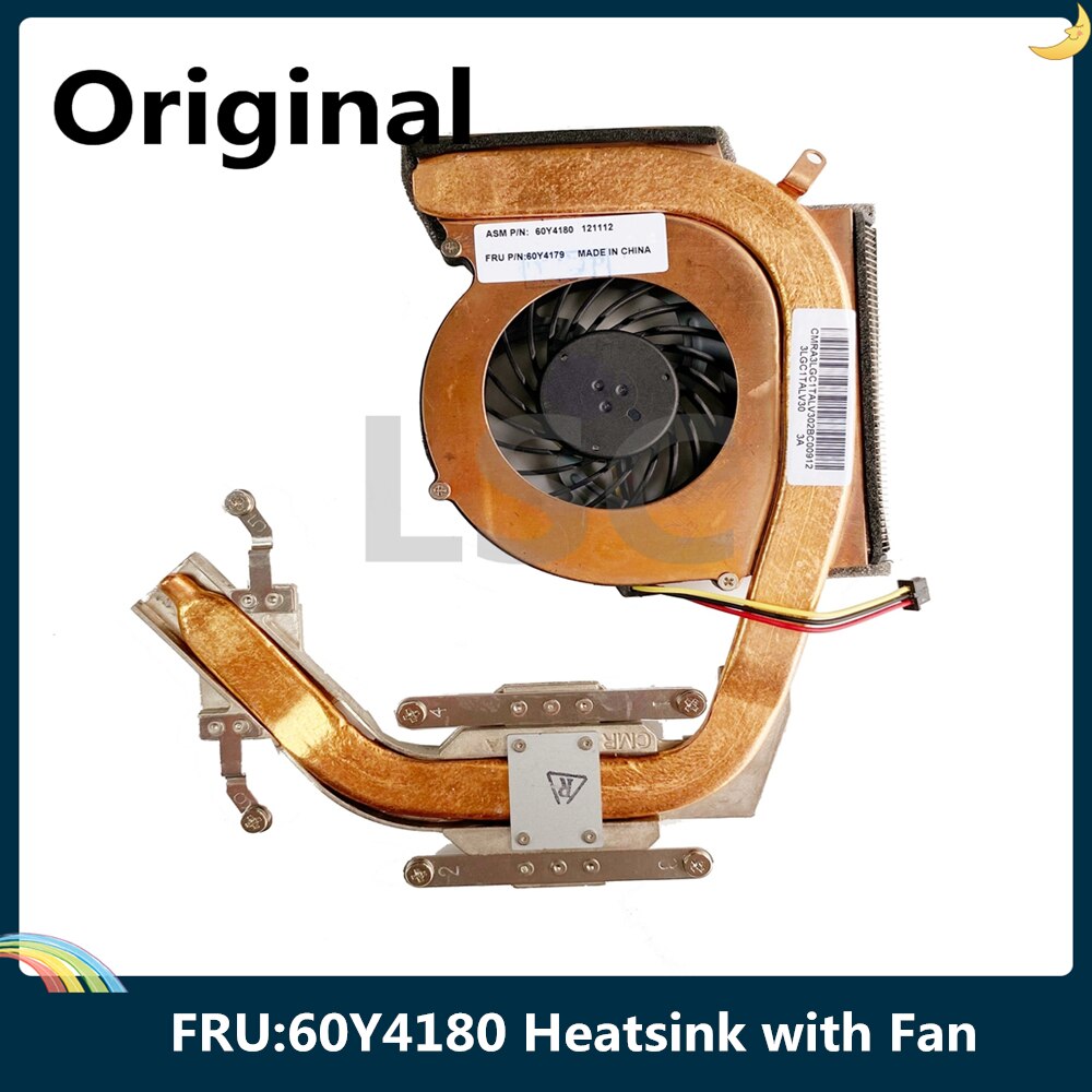 LSC Original For Lenovo L410 SL410 SL410K SL510 SL510K CPU Heatsink With Fan FRU:60Y4180 100% Teated