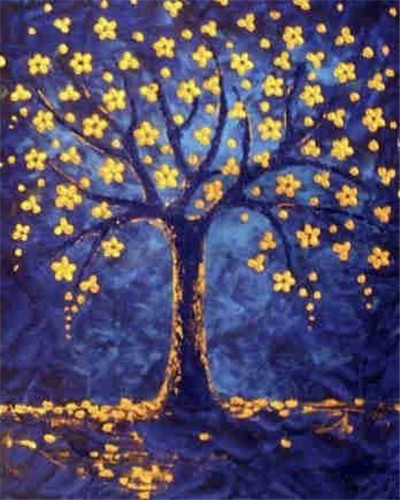 Evershine peinture par numéros arbre dessin art coloriage par numéros paysage peinture à la main ensemble mural: Tailles -999