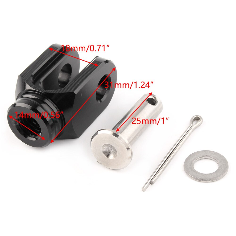 CNC Billet Aluminum Rear Brake Clevis For Honda 400X CB250F/300F/400F/400SF CB500X CB500F CBR250R/300R/400R/500R