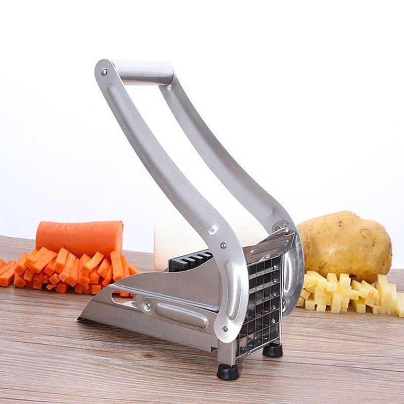 Manual Stainless Steel French Fry Cutter Potato Vegetable Chopper Dicer ...