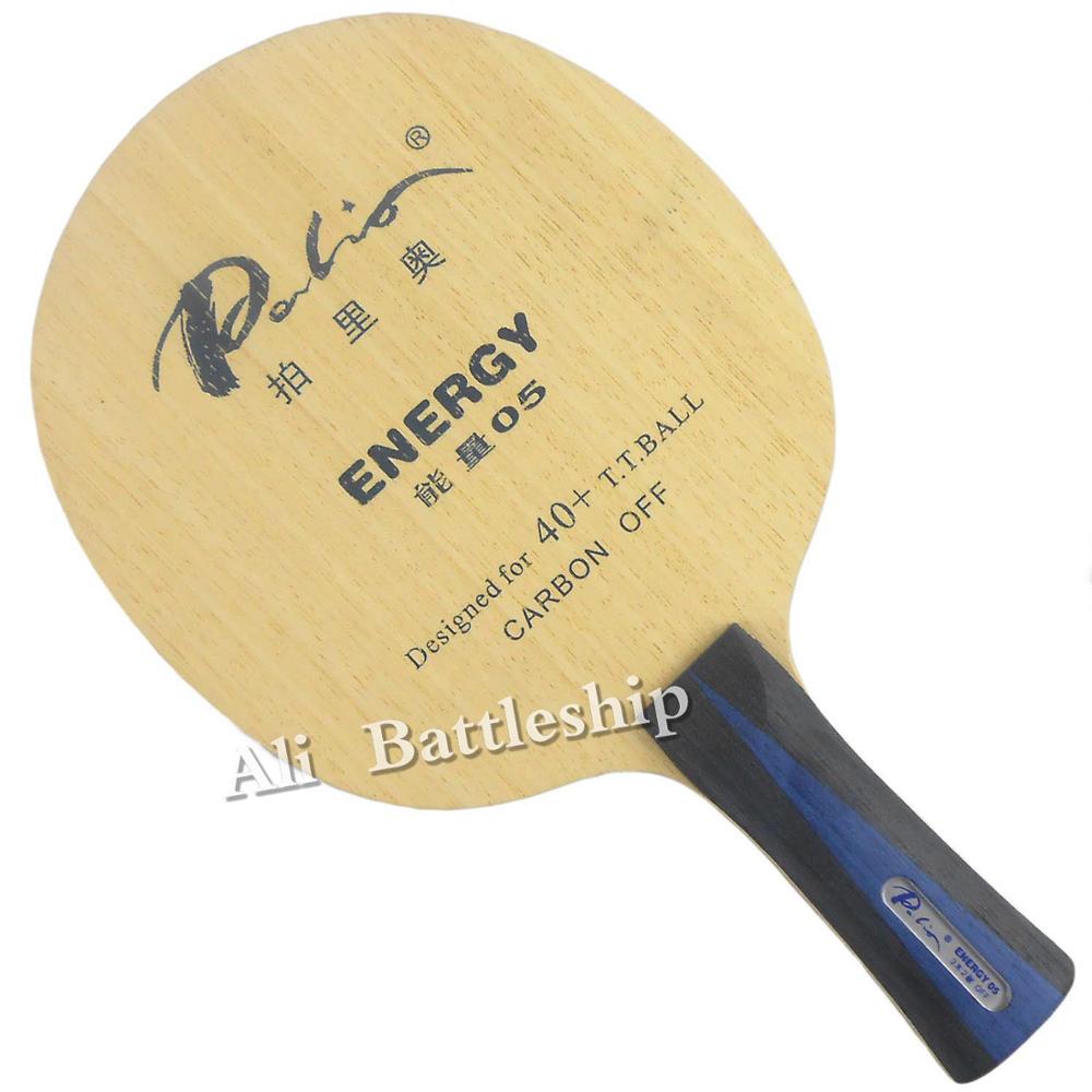 Palio official energy 05 table tennis blade special for 40+ material table tennis racket game fast attack loop carbon blade